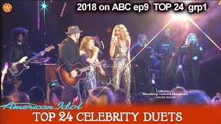 Layla Spring and Sugarland  Duet “Stuck Like Glue”  Top 24 Celebrity Duets American Idol 2018