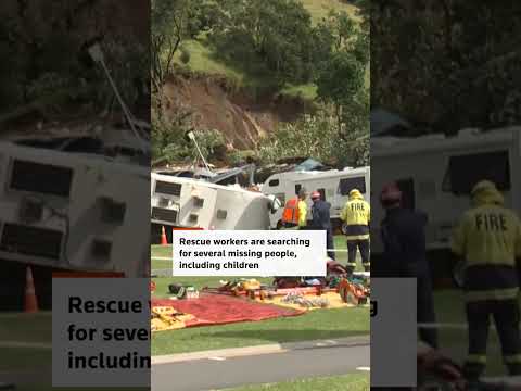 Rescue efforts underway after landslides hit NZ campground and house with 2 confirmed dead
