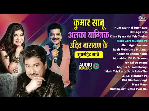 Alka Yagnik, Kumar Sanu, Udit Narayan | Hindi Gana | 90's Old Hindi Songs | 90's Evergreen Songs