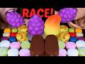 ASMR VIRAL FRUIT ICE CREAM MOCHI RACE Behind The Scenes VLOG Cooking 먹방