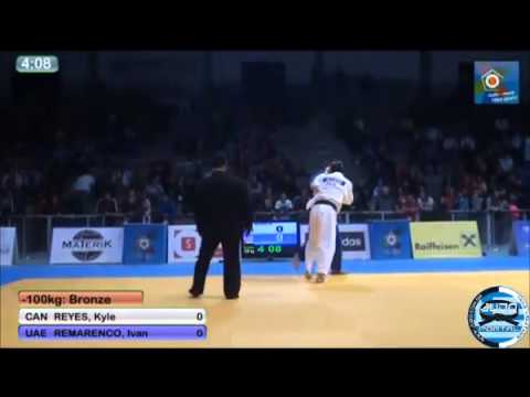 European Judo Open Men Oberwart 2014 Bronze -100kg REYES Kyle (CAN) - REMARENCO Ivan (UAE)