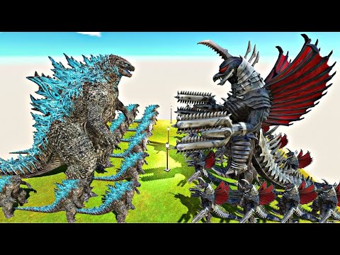 Legendary Gigan Attack | Godzilla 2021 vs Gigan Final War | Animal Revolt Battle Simulator