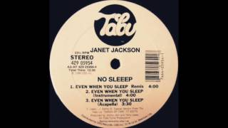 Janet Jackson - No Sleeep (Even When You Sleep &#39;86 Remix) @InitialTalk