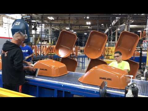 , title : 'See how wheelbarrows are made at Ames plant'