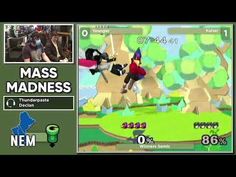 Mass Madness 39 SSBM - Younger (Falco) vs. Kalvar (Marth) - Melee WSF