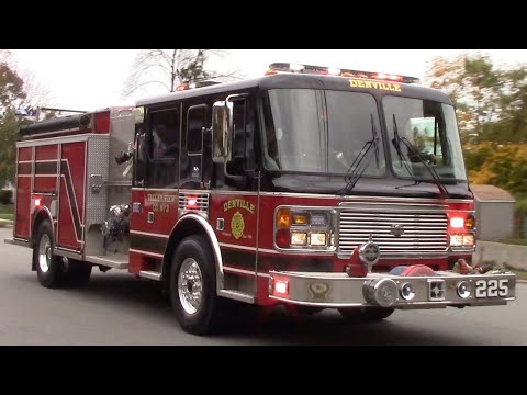 Denville Fire Department Engine 5 Responding 10-25-20