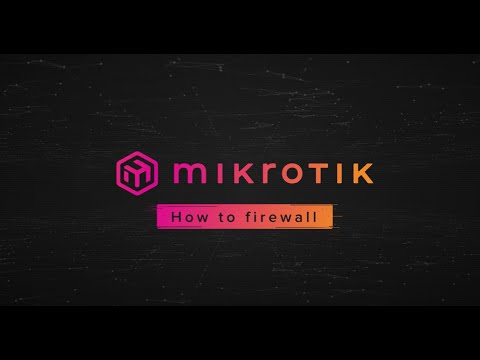 MikroTik: MikroTips - How to firewall