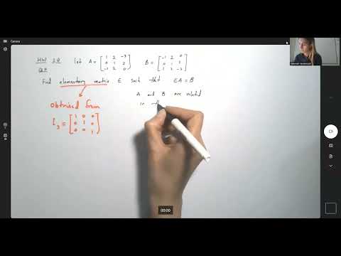Linear Algebra- Find Elementary Matrix E such that EA=B