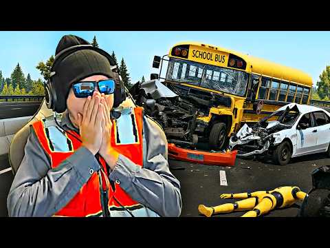 BeamNG but your bus driver endangers you