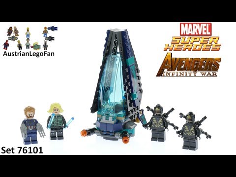 Vidéo LEGO Marvel 76101 : L'attaque du vaisseau par les Outriders
