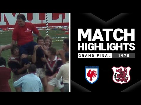NRL Highlights | Roosters v Dragons Grand Final, 1975 | Classic Match Highlights