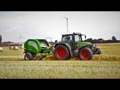Rundballen pressen mit Fendt Vario 712