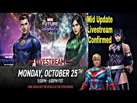 Mid Update October 2021 Livestream Confirmed & Time Details & Ikaris New Look - Marvel Future Fight