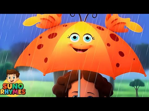 Rain Rain Go Away Nursery Rhyme With Lyrics - Cartoon Animation Rhymes & Songs for Children