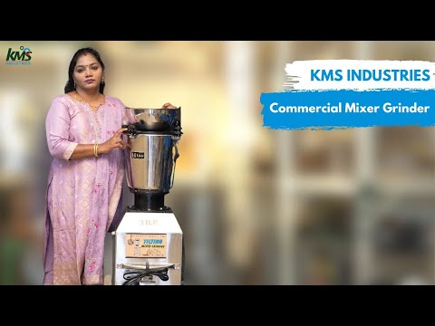 Kms stainless steel 3 hp commercial mixer machine, capacity:...