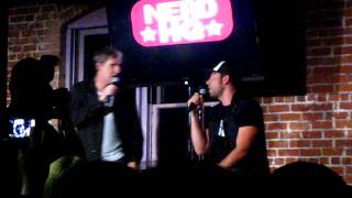 Scott Bakula and Zachary Levi singing Godspell Scott Bakula and Zachary Levi singing Godspell