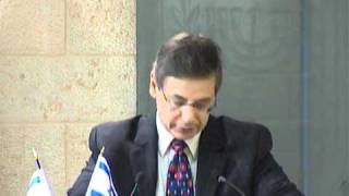 Press Conference: Deputy Foreign Minister Ayalon & NGO Monitor, Dec 9, 2010