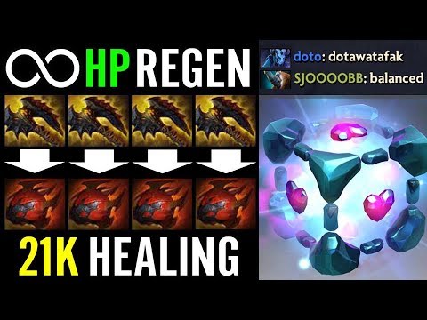 4x HEART Wut? Is this real life? This IO is 4x WALKING FOUNTAIN Dota 2
