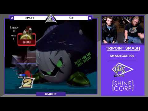 Mvzy (Snake) vs C# (Meta Knight) - Tripoint Smash #6 PM Bracket