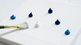 How to paint a tree using easy acrylic painting technique | painting a tree with q tips