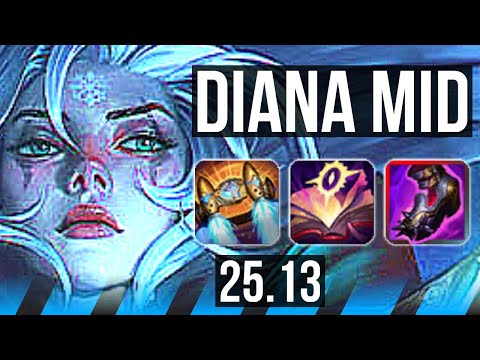 DIANA vs AKALI (MID) | KR Challenger | 25.13