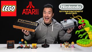 LEGO ATARI 2600 Better Than NINTENDO Entertainment System??? Atari Video Computer System Review!