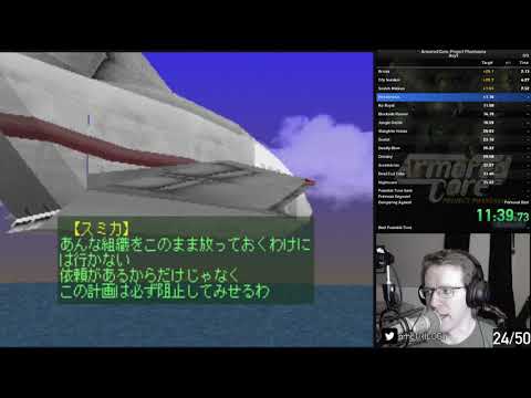 Armored Core: Project Phantasma Any% RTA in 00:38:30