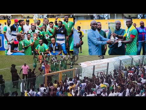 Nsoatreman FC crowned zone 1 Champions after beating Tamale City FC by 2-1,Chaotic scenes