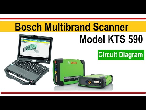 Bosch Kts 590 Scanner For Car & Trcuk, Ecu Diagnostic Tool