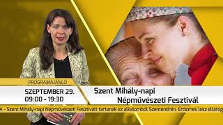 Programajánló / TV Szentendre / 2018.09.20.