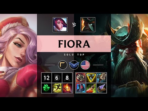 Fiora Top vs Gangplank: Rampage - NA Diamond Patch 25.S1.2
