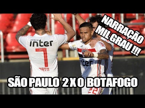 SÃO PAULO 2 X 0 BOTAFOGO - NARRAÇÃO MIL GRAU