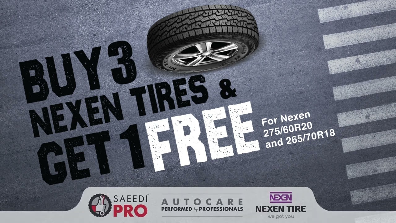 Buy Nexen Tires in Dubai and Get Assured Gifts
