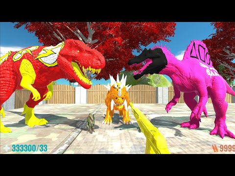 DEADLY RED FOREST RUN WITH EVERY WEAPON FPS PERSPECTIVE - Animal Revolt Battle Simulator