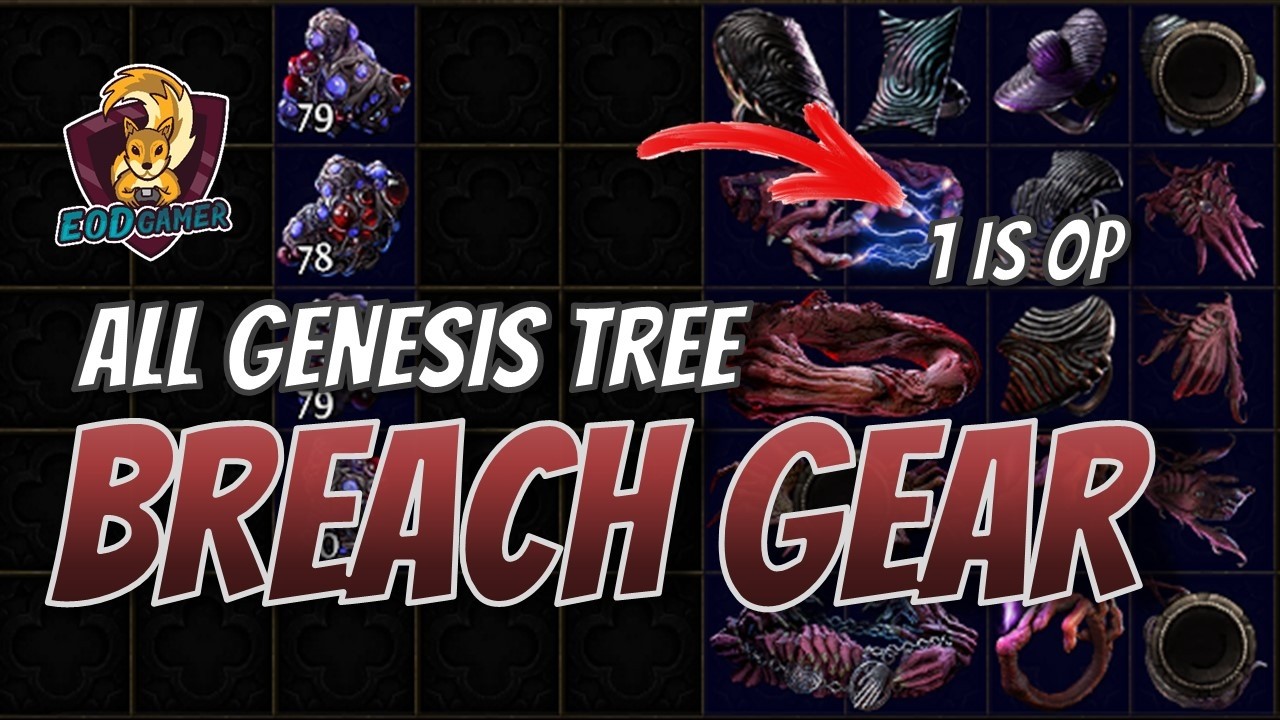 ALL Genesis Tree Exclusive Gear in Path of Exile 2 (Breach Rings, Endgame Gear & More)