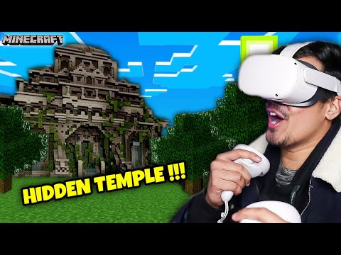 I Found Secret TEMPLE In Minecraft VR 😱 (GONE WRONG)