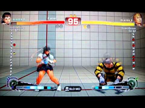 Wolfkrone [SAK] vs GuarDBreaK [CODY] SSF4 Super Street Fighter 4 Match 3