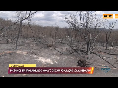 InceÌ‚ndios em SaÌƒo Raimundo Nonato deixam populacão local desolada 28 09 2021