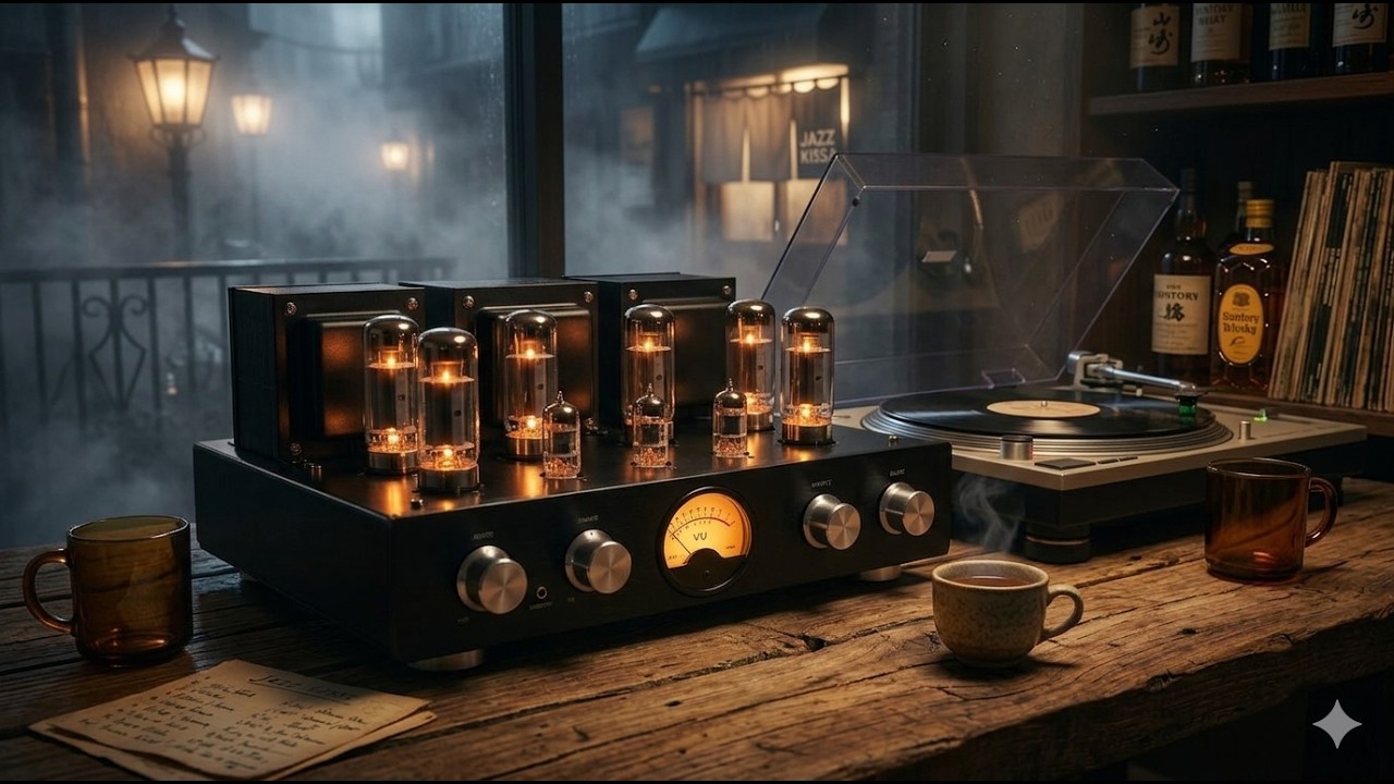 路地裏のジャズ喫茶と昭和の霧情 - 真空管の魔法に包まれて聴く至福の名盤 | JAZZ BGM