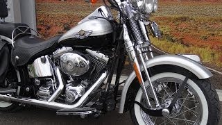 preview picture of video 'HARLEY DAVIDSON HERITAGE SPRINGER 14750 KMS GARAGE DE LA GRAMMOIRE 44120 VERTOU'