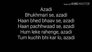 DIVINE - AZADI - GULLYBOY  | LYRICS