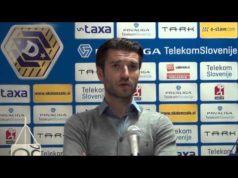 Luka Elsner po tekmi Domžale - Olimpija Ljubljana 1:2
