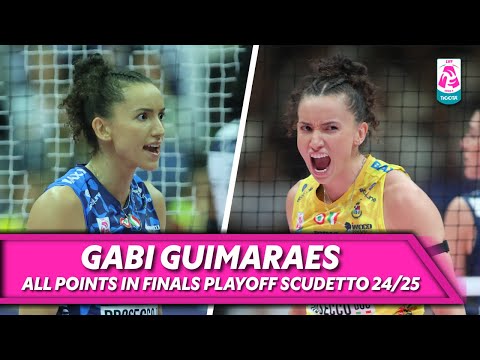 GABI GUIMARAES, All Points in Finals Playoff Scudetto Serie A1 Tigotà | LVF 24/25