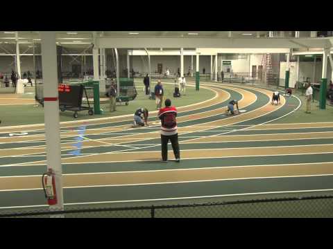 LC's Justin Avery Won Heat #3 in the Prelims of the Men's 200m at the 2014 CIAA Indoor Championships
