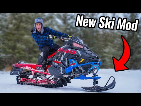 NEW Snowmobile with ONE SKI