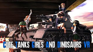 Why did I play this game? Cute Tanks Girls and Dinosaurs VR Gameplay