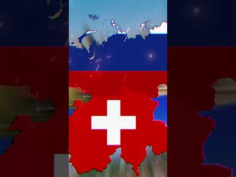 Russia vs Switzerland#shorts#russia#switzerland#geography#comparison