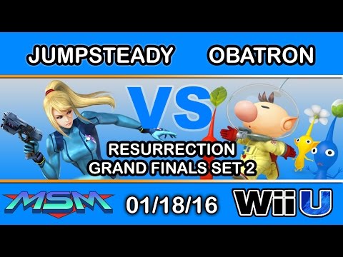 MSM 33 - Jumpsteady (Zero Suit Samus) Vs. Obatron (Olimar) Resurrection Grand Finals Set 2
