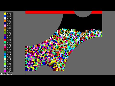 Survival Proliferation 15 - Marble Race in Algodoo