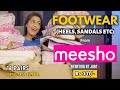 Meesho footwear Haul 💕 heels | sandals | wedges | Tryon | honest review || gimaashi